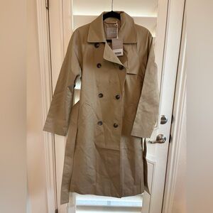 Everlane The Trench Coat - Cornstalk Beige - Size Small - New with Tags